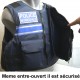 Gilet PM Bleu à fermeture frontale - Niveau IIIA