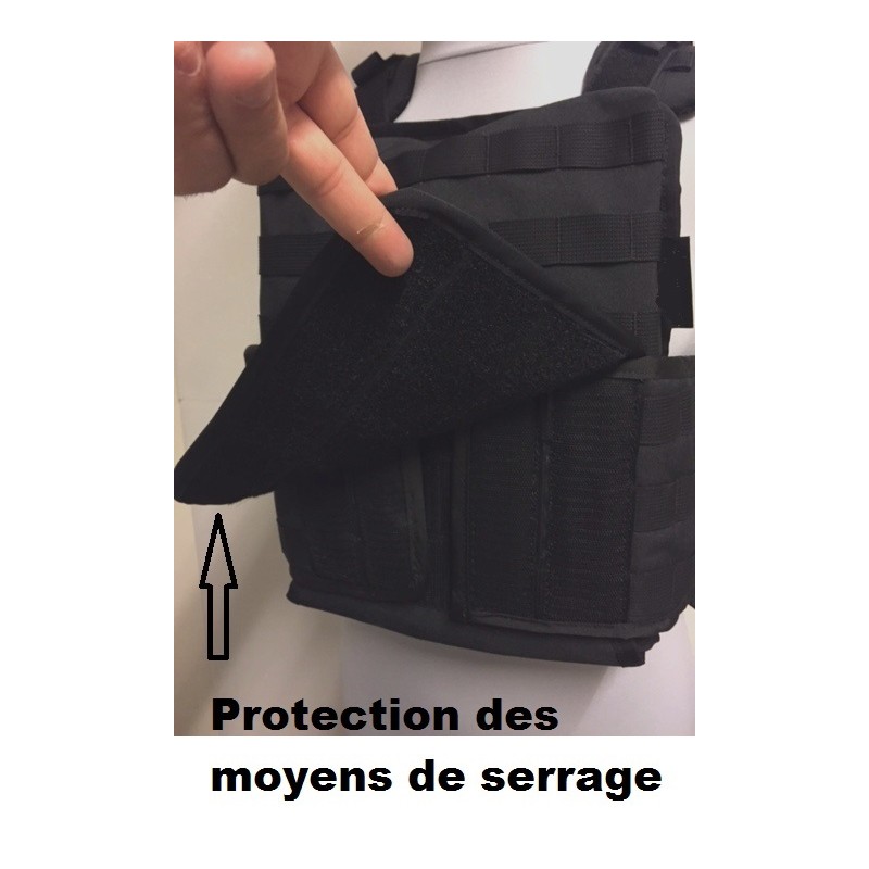 Gilet Pare-balles Tactique - Largable - Porte-plaques ANTI-AK47