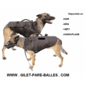 Gilet pare balles pour chien - Niveau IIIA