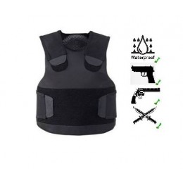 Gilet pare balles modèle ARMEE NOIR - Niveau IIIA avec protection entre  jambe rétractable + protection du cou - Assaut Balistique